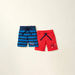 Juniors Printed Shorts with Drawstring Closure - Set of 2-Shorts-thumbnail-0