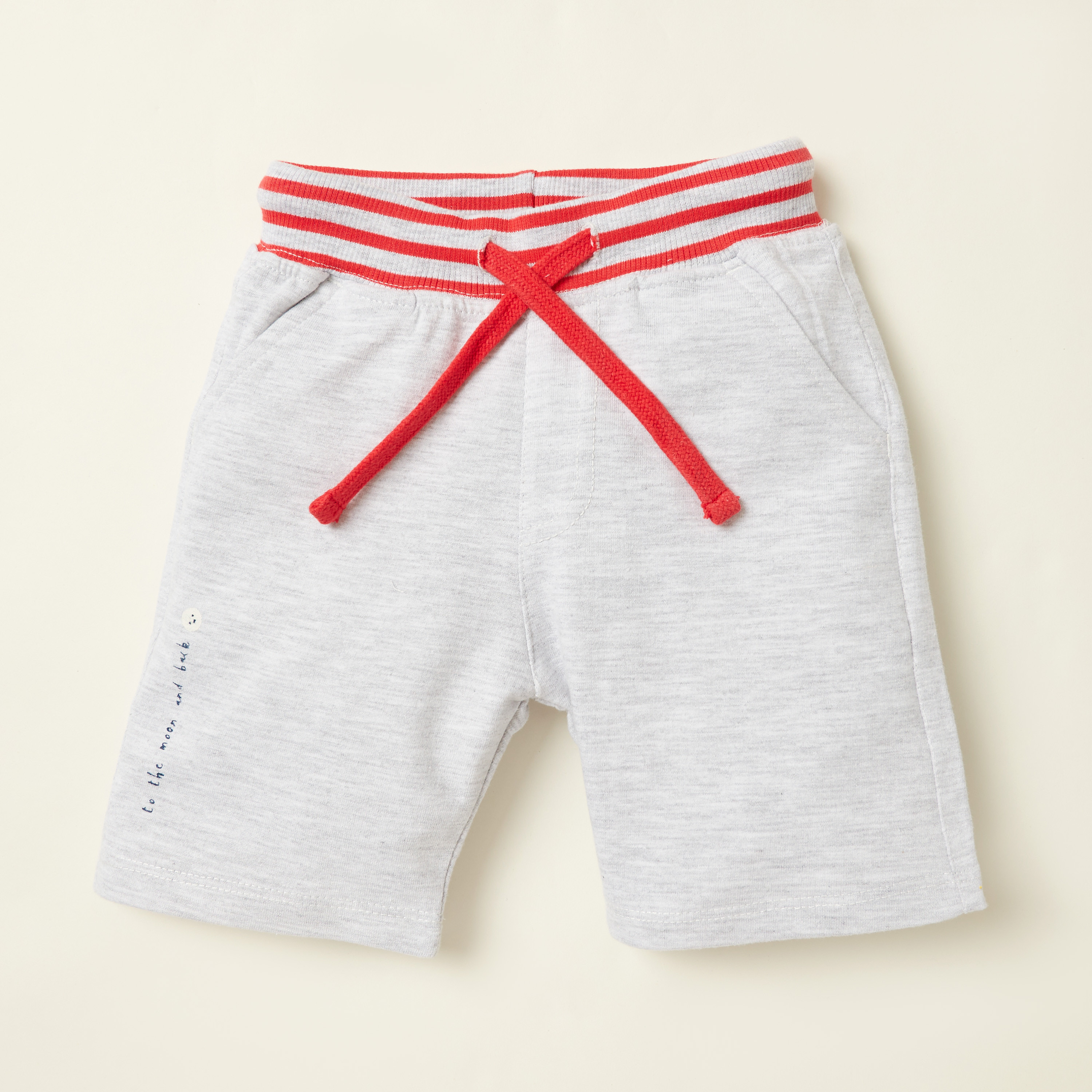 Juniors Knit Shorts with Pockets and Elasticated Waist - Set of 2-baby-boys-clothing-bottoms-shorts-image-2