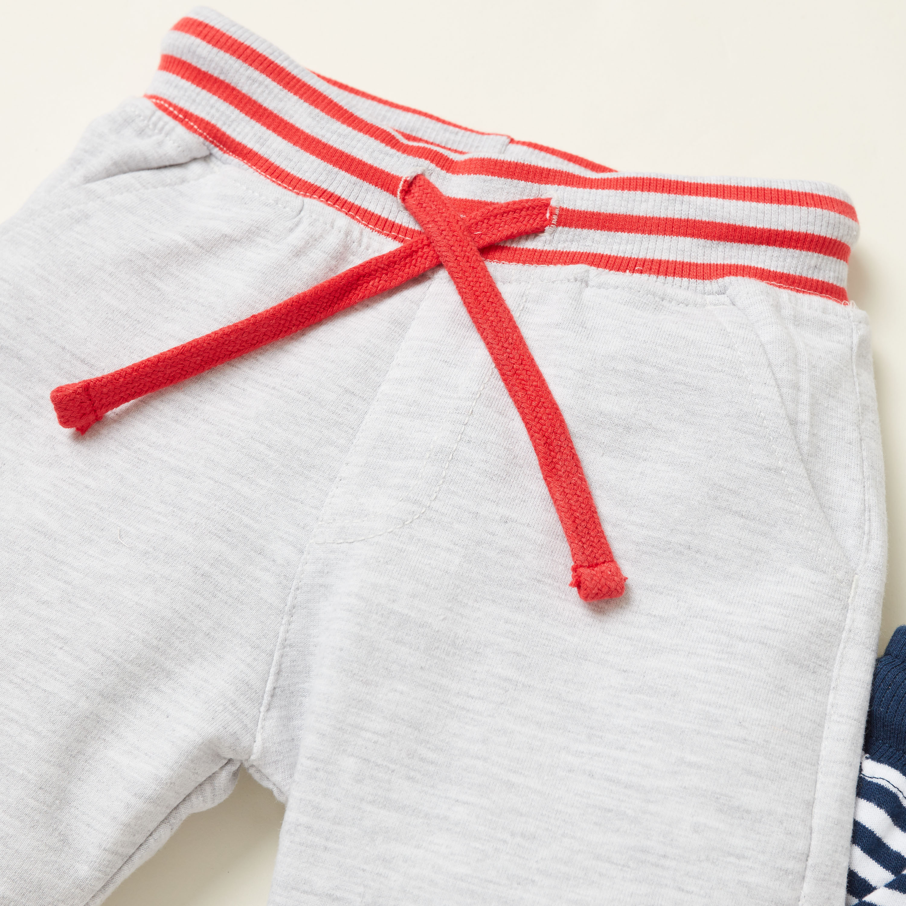 Juniors Knit Shorts with Pockets and Elasticated Waist - Set of 2-baby-boys-clothing-bottoms-shorts-image-4