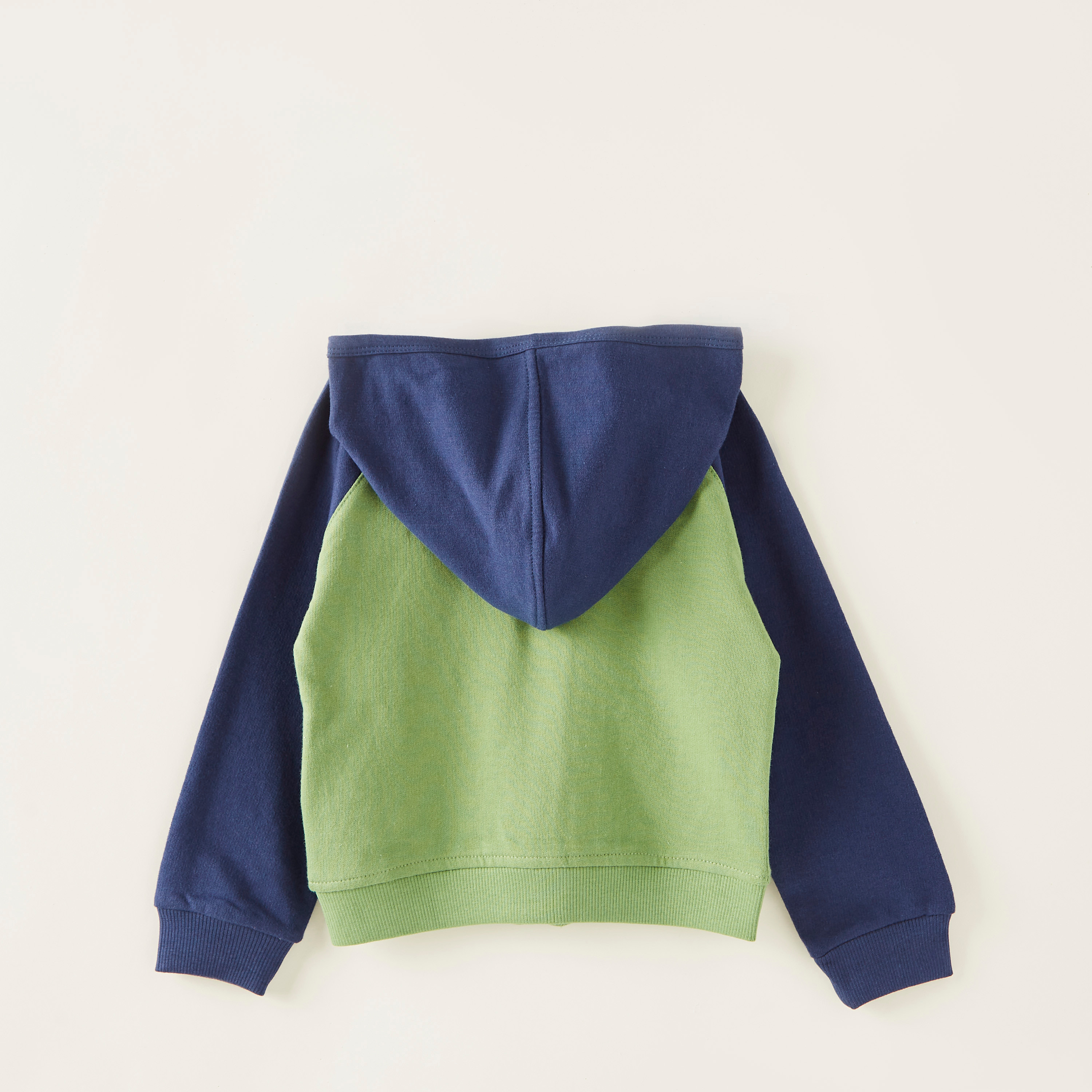 Juniors Print Sweatshirt with Long Sleeves and Hood-baby-boys-clothing-winterwear-sweatshirts-image-3