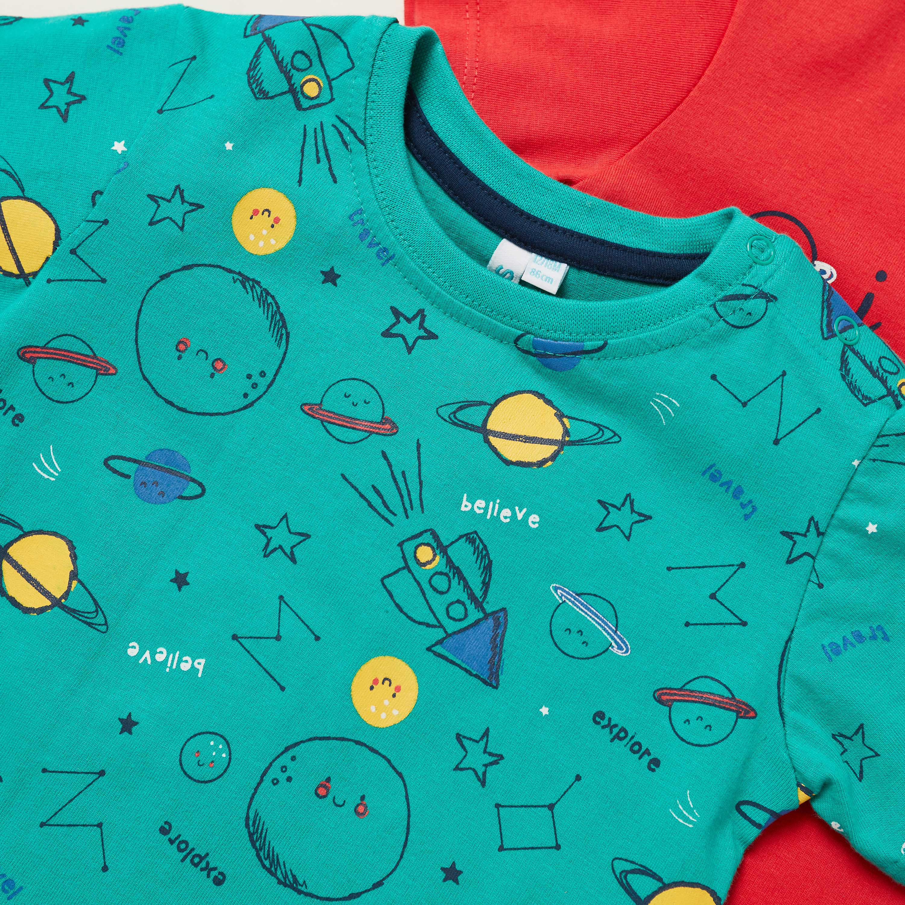 طقم شورت وتيشيرت 3 قطع بطبعات من جونيورز-baby-boys-clothing-setsandcoords-image-5