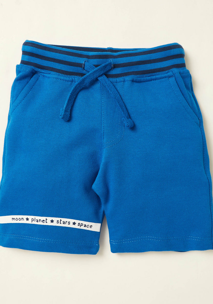 Juniors Printed 3-Piece T-shirt and Shorts Set-Clothes Sets-image-2