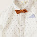 Juniors All-Over Print Shirt with Bow Tie and Short Sleeves-Shirts-thumbnail-1