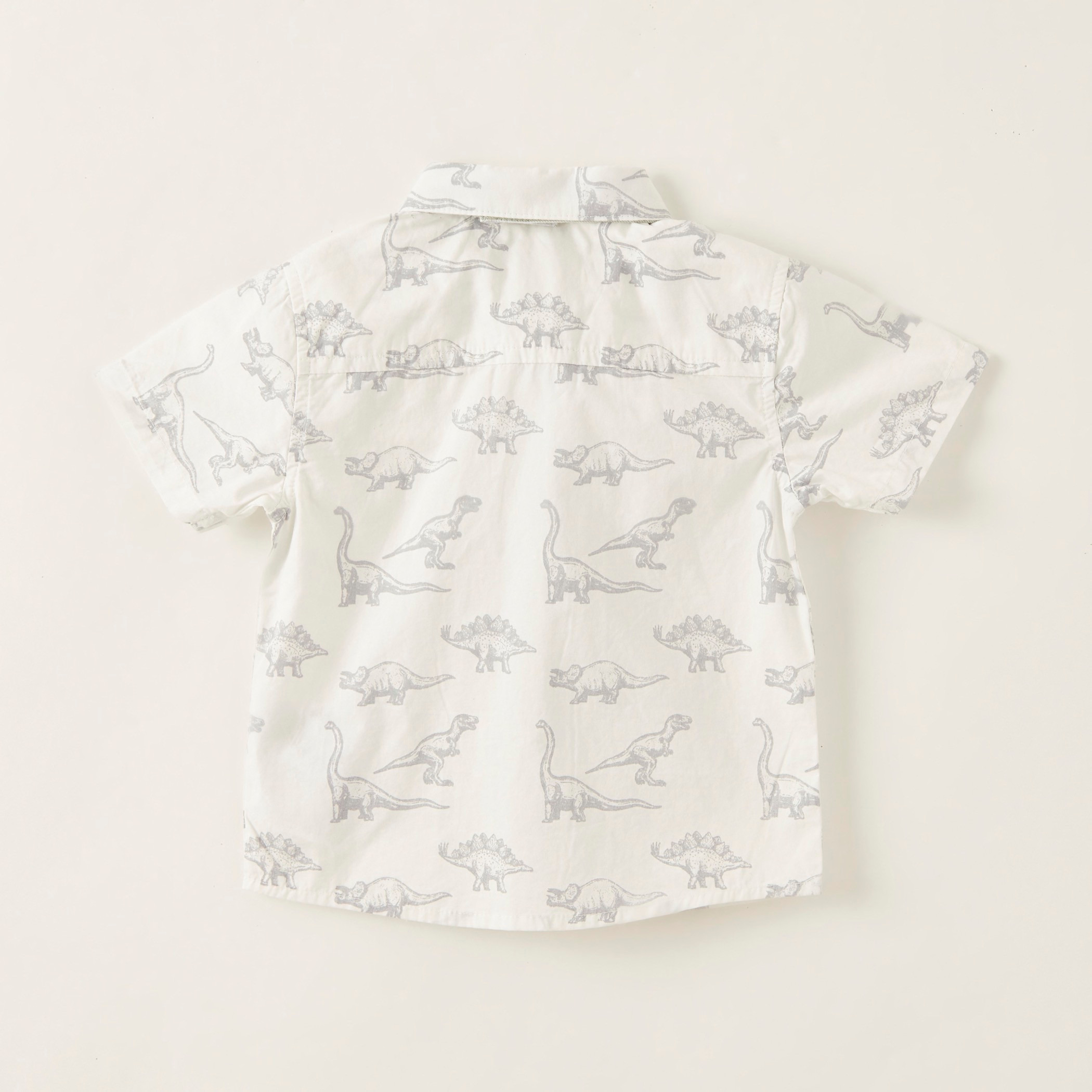 قميص بأكمام قصيرة وربطة عنق وطبعات من جونيورز-baby-boys-clothing-shirts-image-3