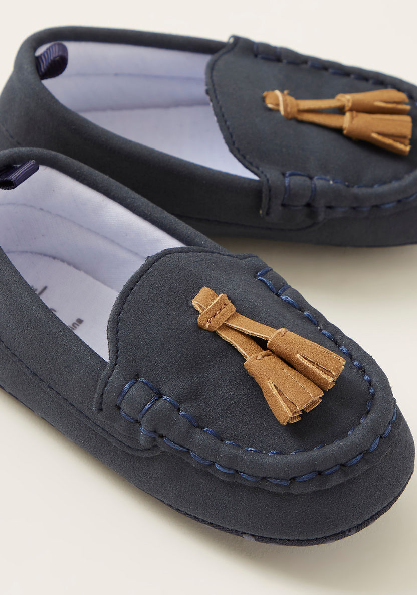 Juniors Solid Loafers with Tassel Detail-Casual-image-2