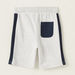 Juniors Solid Shorts with Zippered Pockets and Drawstring Closure-Shorts-thumbnail-2