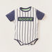 Juniors Striped Romper and Drawstring Detailed Shorts Set-Clothes Sets-thumbnail-1