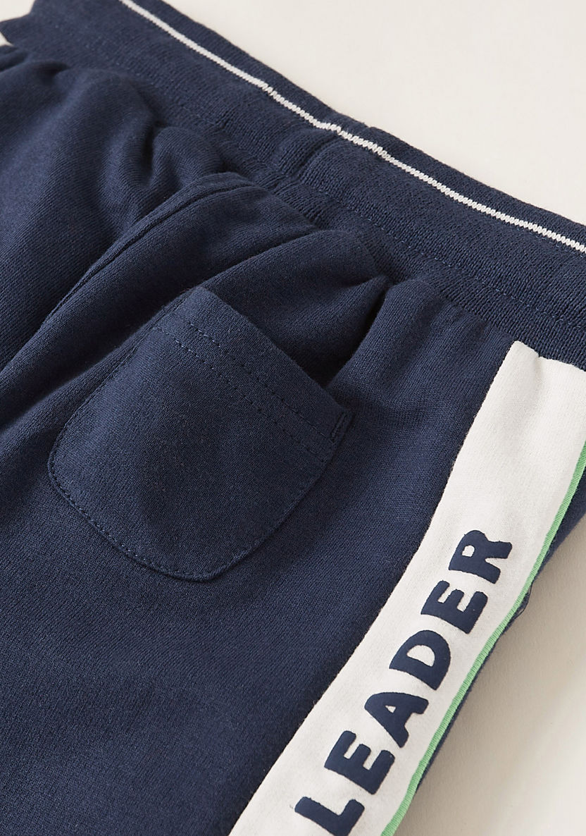 Juniors Printed Short Sleeves T-shirt and Jogger Pant Set-Clothes Sets-image-3