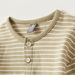 Giggles Striped Henley Neck T-shirt with Long Sleeves-T Shirts-thumbnail-1