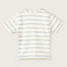 Giggles Striped T-shirt with Pocket and Short Sleeves-T Shirts-thumbnail-3