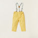 Giggles Solid Woven Pants with Suspenders-Pants-thumbnail-0