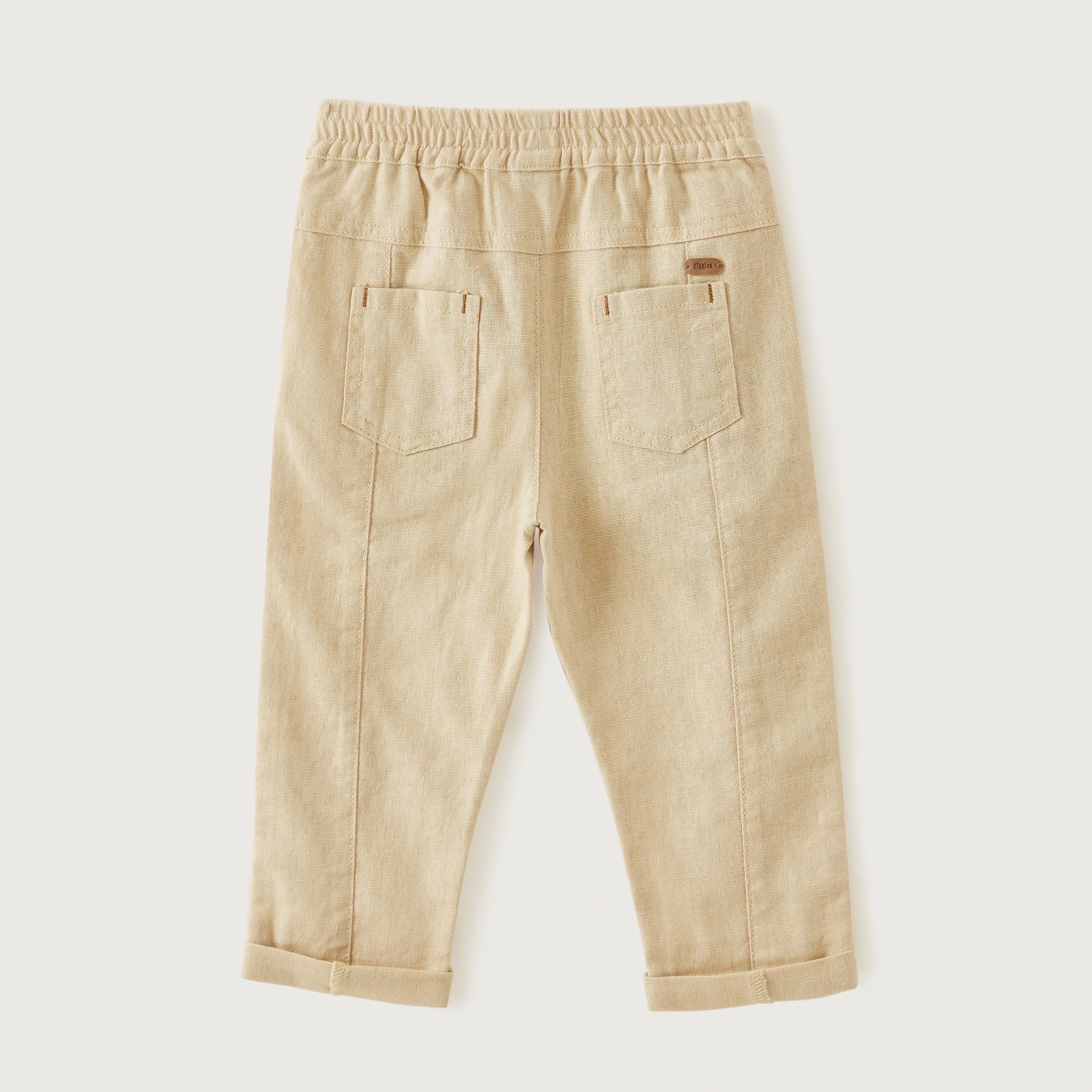 Giggles Pants with Pocket Detail and Elasticised Waistband-baby-boys-clothing-bottoms-trousers-image-6