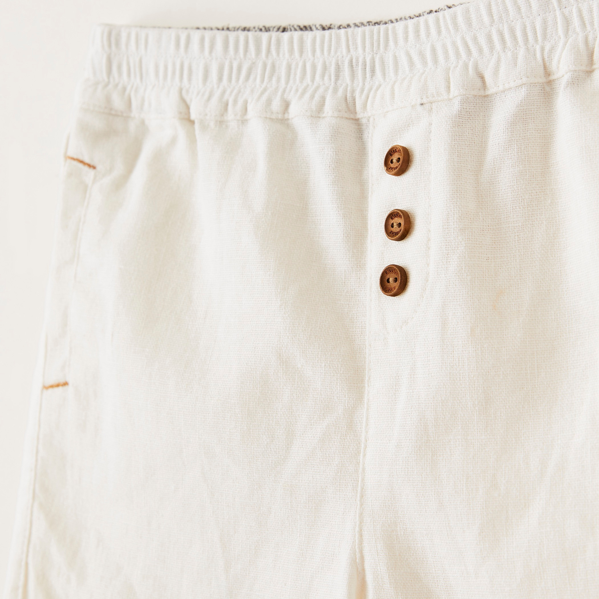 بنطلون بحزام خصر مطاطي وجيوب من جيجلز-baby-boys-clothing-bottoms-trousers-image-2