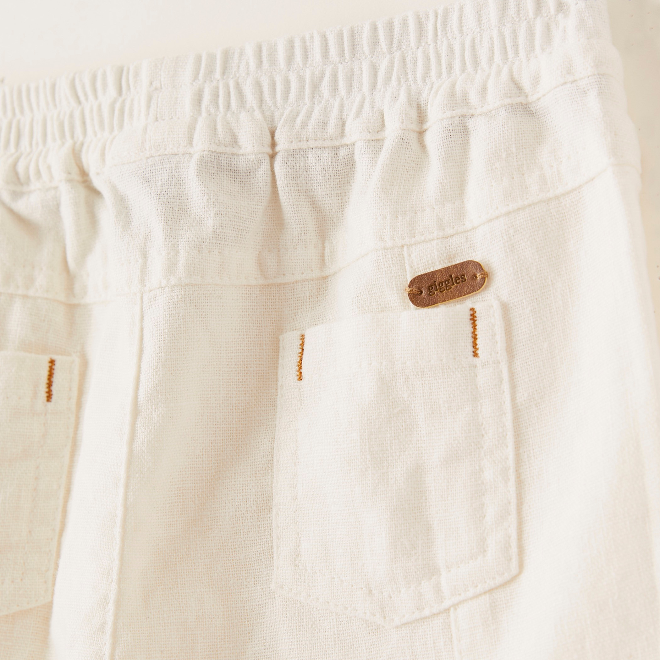 بنطلون بحزام خصر مطاطي وجيوب من جيجلز-baby-boys-clothing-bottoms-trousers-image-3