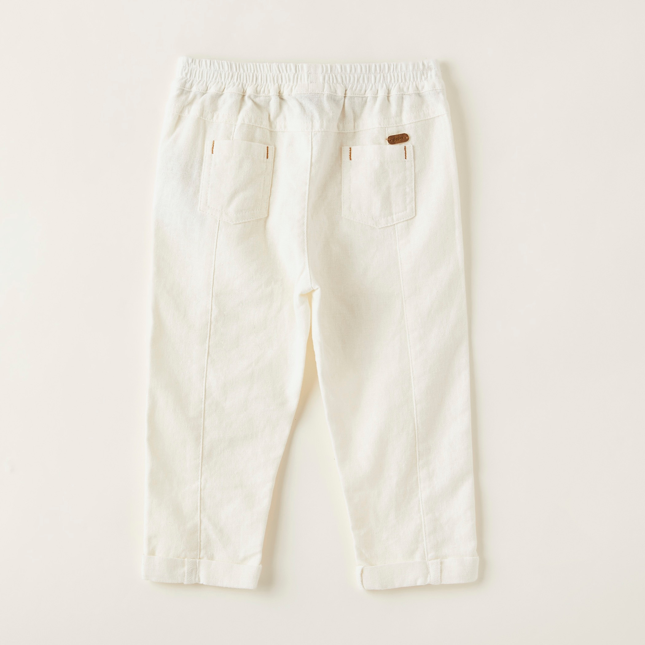 بنطلون بحزام خصر مطاطي وجيوب من جيجلز-baby-boys-clothing-bottoms-trousers-image-4