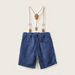 Giggles Solid Shorts with Suspenders and Pockets-Shorts-thumbnail-4