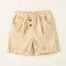 Giggles Solid Shorts with Elasticised Waistband and Drawstring Closure-Shorts-thumbnail-0