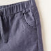 Giggles Solid Shorts with Elasticised Waistband and Drawstring Closure-Shorts-thumbnail-2
