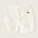 Giggles Solid Shorts with Elasticised Waistband and Drawstring Closure-Shorts-thumbnail-3