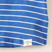 Lee Cooper Striped T-shirt with Short Sleeves and Applique Detail-T Shirts-thumbnail-3