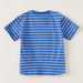 Lee Cooper Striped T-shirt with Short Sleeves and Applique Detail-T Shirts-thumbnail-4