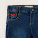 Lee Cooper Denim Shorts with Pockets and Button Closure-Shorts-thumbnail-1