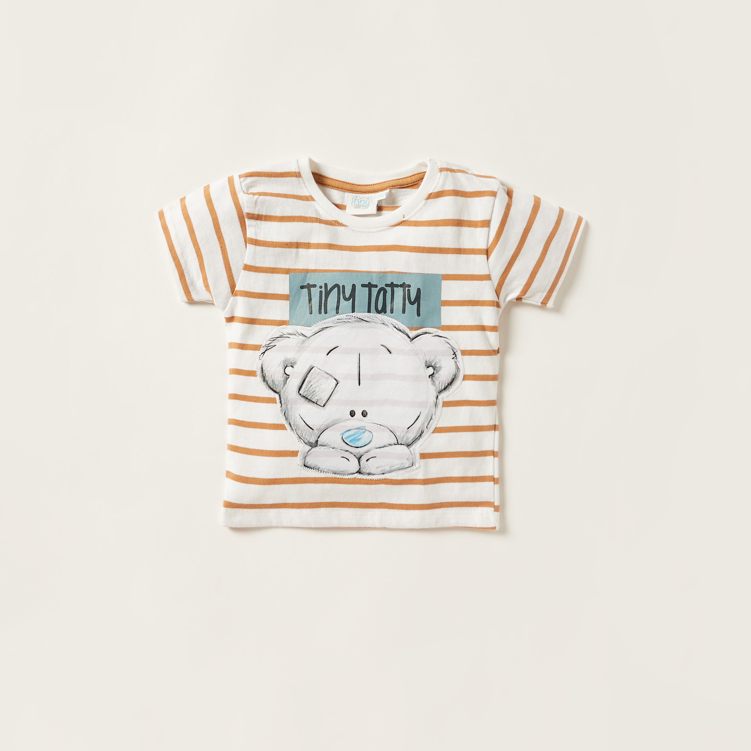 Carte Blanche Printed Crew Neck T-shirt and Shorts Set-baby-boys-clothing-setsandcoords-image-2