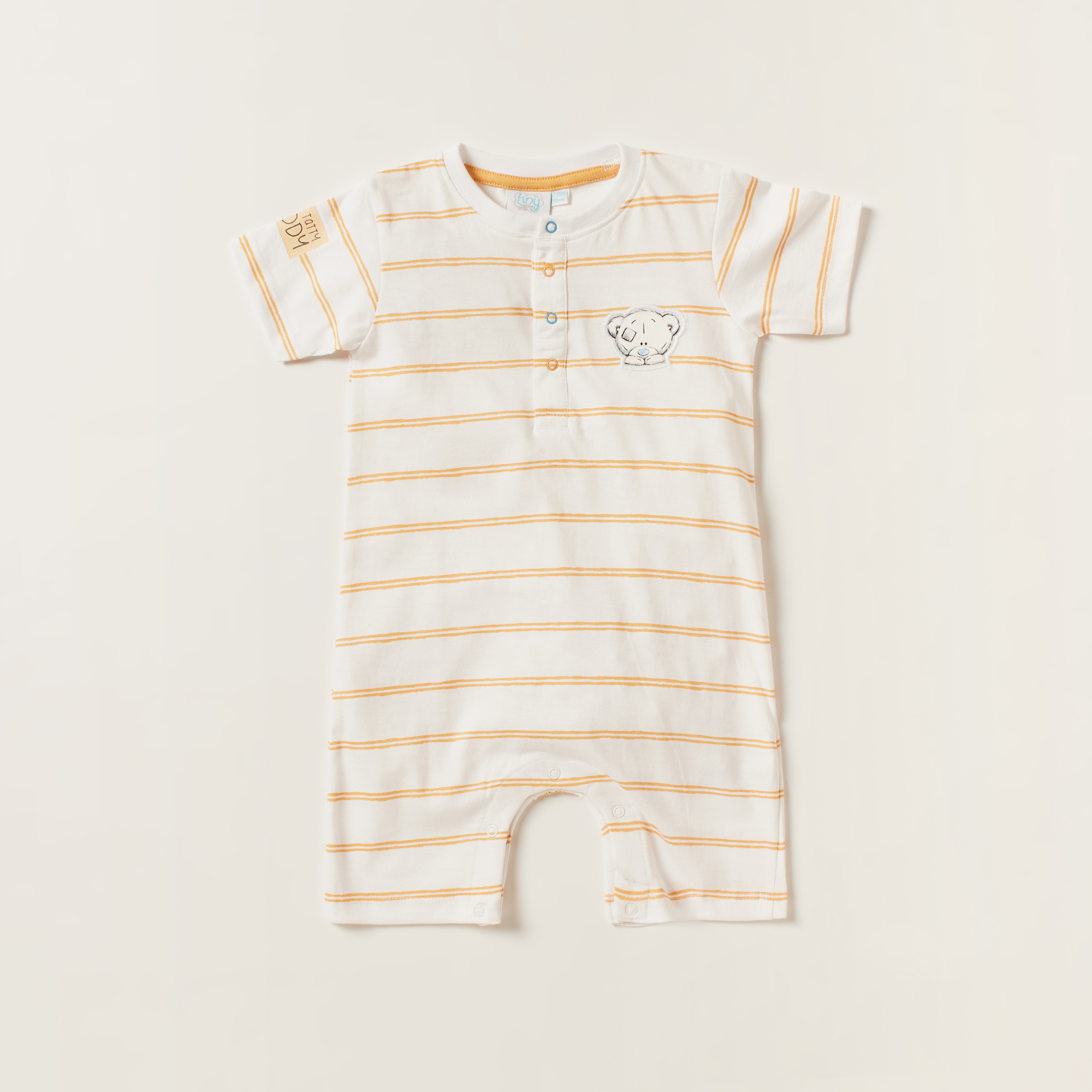 أفرول بياقة ضيقة وأكمام قصيرة وطبعات من كارت بلانش - طقم من قطعتين-baby-boys-clothing-multipacks-image-3