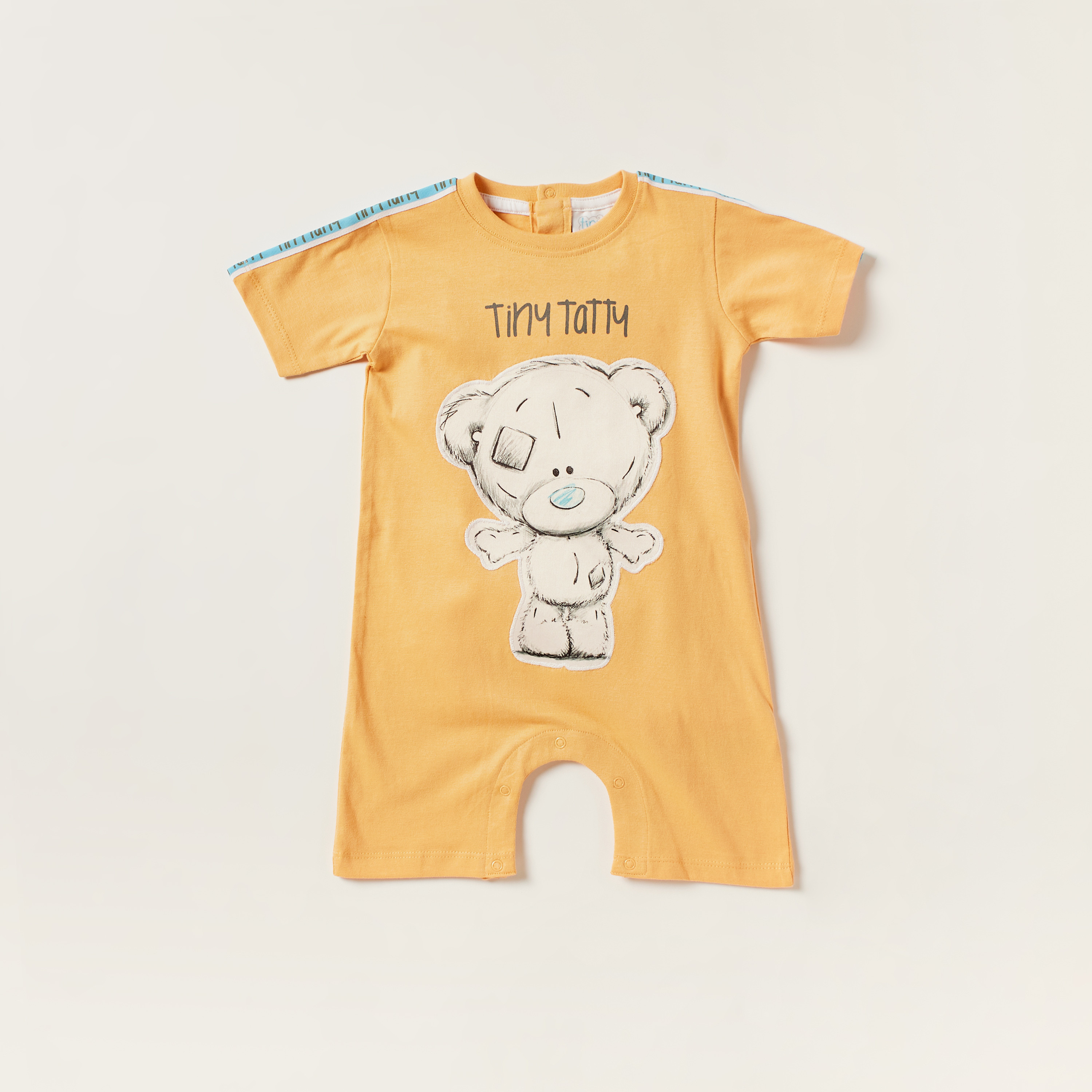أفرول بياقة ضيقة وأكمام قصيرة وطبعات من كارت بلانش - طقم من قطعتين-baby-boys-clothing-multipacks-image-4