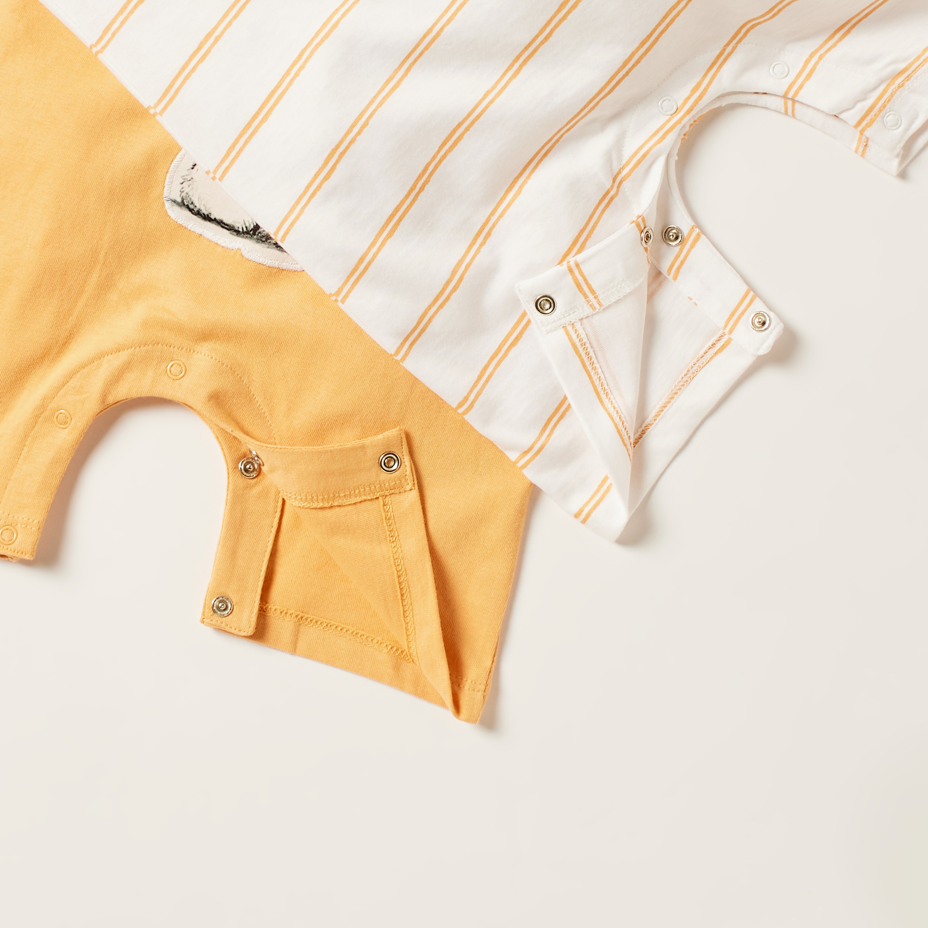 أفرول بياقة ضيقة وأكمام قصيرة وطبعات من كارت بلانش - طقم من قطعتين-baby-boys-clothing-multipacks-image-5