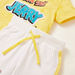 Tom and Jerry Printed Round Neck T-shirt and Shorts Set-Clothes Sets-thumbnail-3