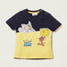 Tom & Jerry Graphic Print T-shirt and Shorts Set-Clothes Sets-thumbnail-1