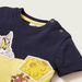 Tom & Jerry Graphic Print T-shirt and Shorts Set-Clothes Sets-thumbnail-2