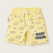 Baby Shark Print T-shirt and Shorts Set-Clothes Sets-thumbnail-2