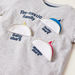 Pinkfong Baby Shark Print T-shirt and Shorts Set-Clothes Sets-thumbnail-3