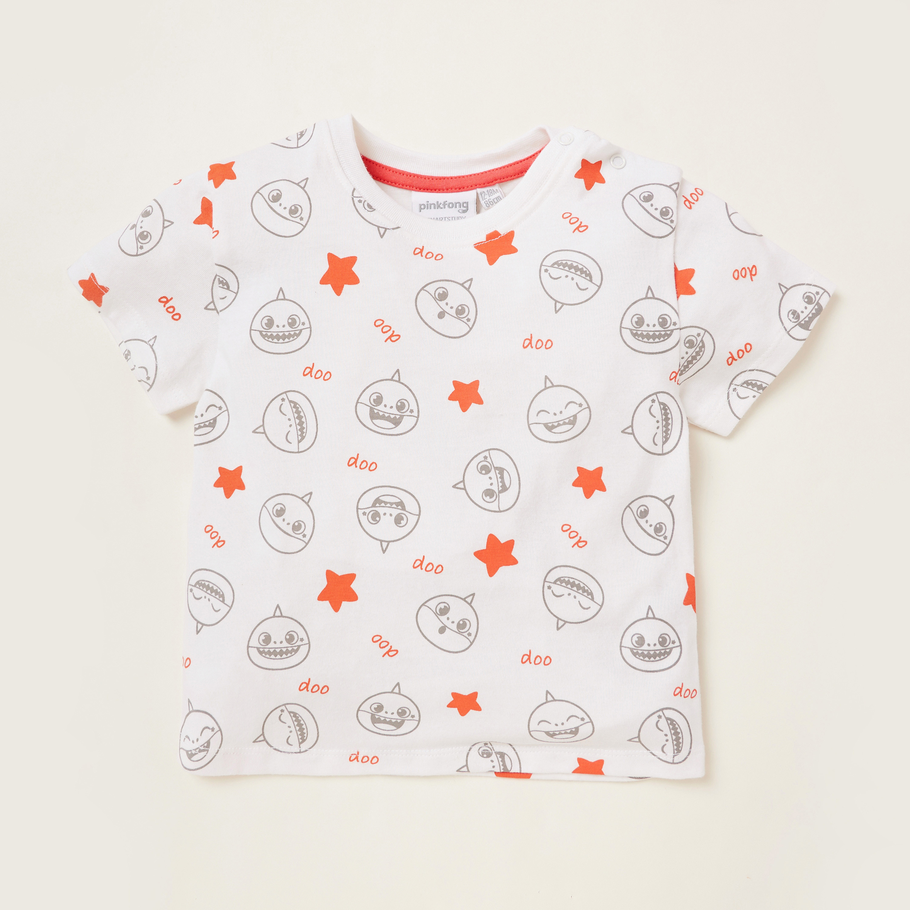 طقم شورت وتيشيرت بطبعات عليه بالكامل-baby-boys-clothing-setsandcoords-image-2