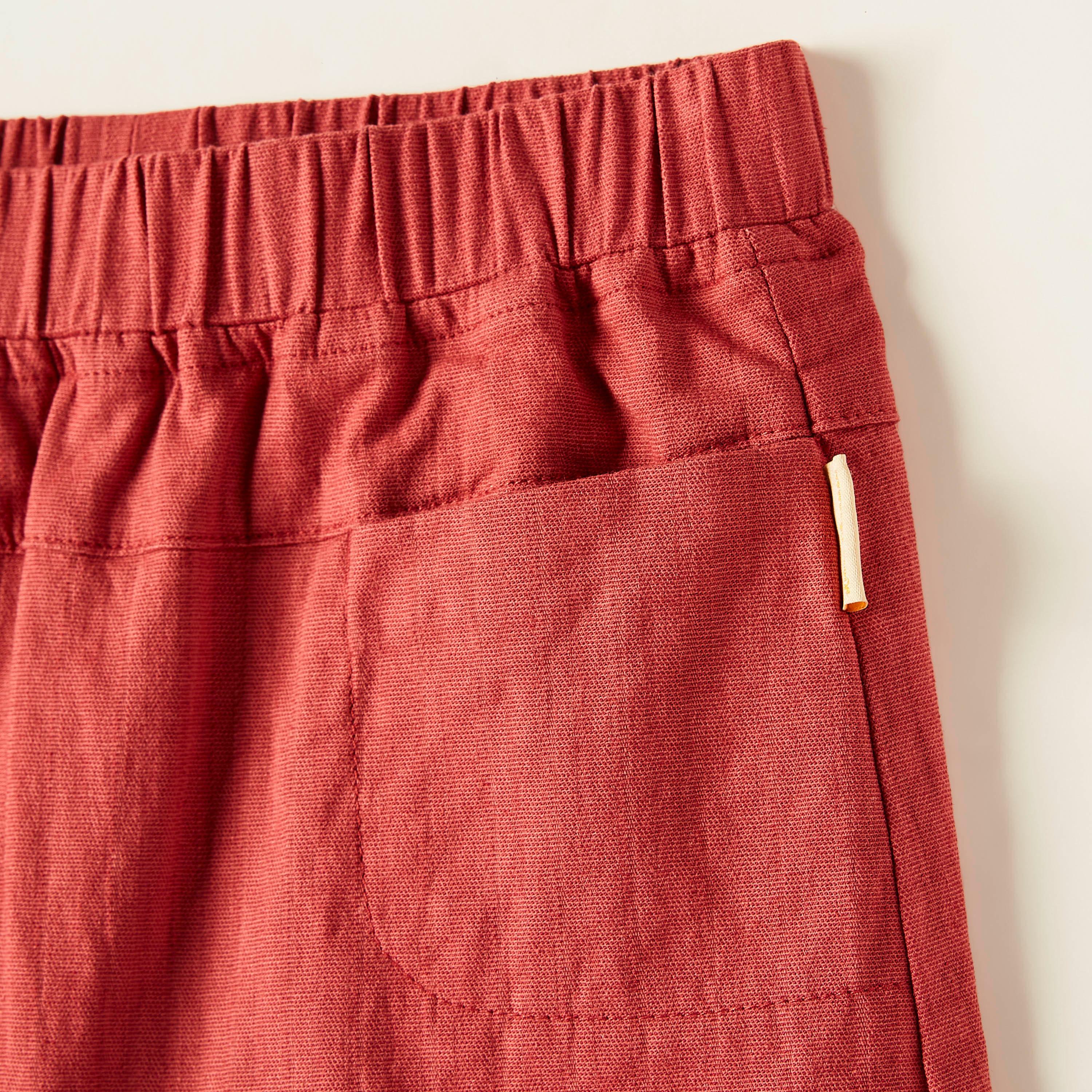 شورت سادة بخصر مطاطي وجيوب-baby-boys-clothing-bottoms-shorts-image-2