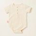 Love Earth Ribbed Bodysuit with Embroidered Detail Dungaree Set-Clothes Sets-thumbnail-1