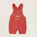 Love Earth Ribbed Bodysuit with Embroidered Detail Dungaree Set-Clothes Sets-thumbnail-2