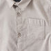 Juniors Solid Shirt with Short Sleeves and Patch Pocket-Shirts-thumbnail-1