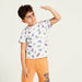 Juniors 3-Piece Graphic Print Round Neck T-shirt and Shorts Set-Clothes Sets-thumbnail-5