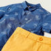 Juniors Printed Shirt and Shorts Set-Clothes Sets-thumbnail-3