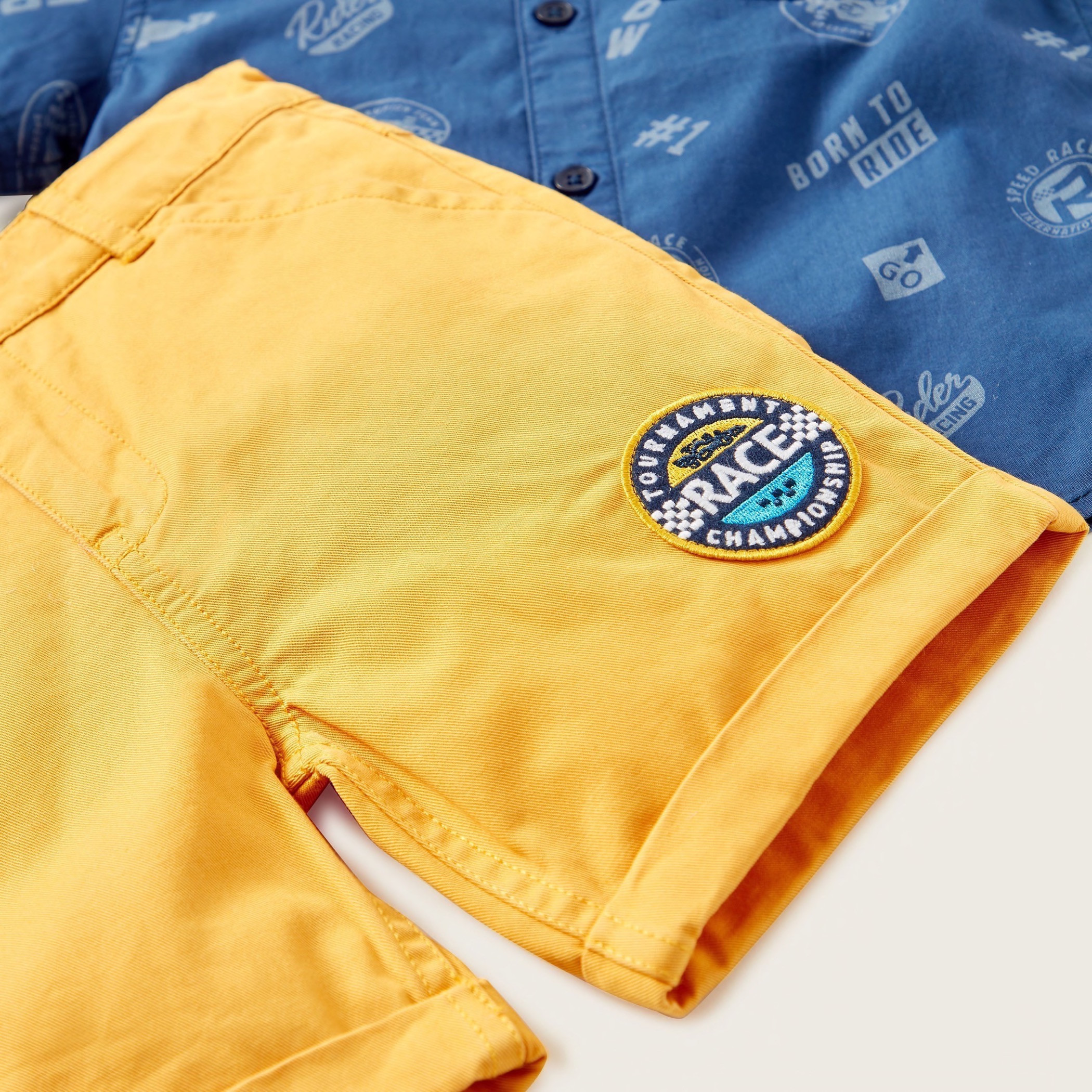طقم شورت وقميص بطبعات من جونيورز-boys-clothing-setsandcoords-image-5