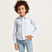 Juniors Striped Long Sleeves Shirt with Button Closure and Pocket-Shirts-thumbnail-2