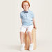 Juniors Solid Polo T-shirt and Shorts Set-Clothes Sets-thumbnail-0