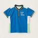 Juniors Solid Polo T-shirt with Tipping Detail and Short Sleeves-T Shirts-thumbnail-0