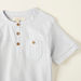 Solid Henley Neck T-shirt with Short Sleeves-T Shirts-thumbnail-1