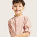 Eligo Striped Shirt with Mandarin Collar and Long Sleeves-Shirts-thumbnail-1