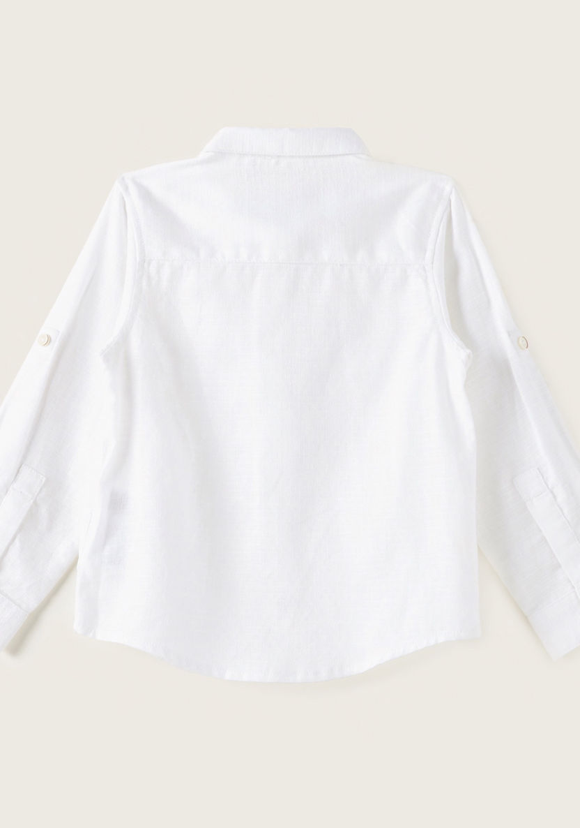 قميص سادة بياقة عاديّة وأكمام طويلة من إليجو-%D9%82%D9%85%D8%B5%D8%A7%D9%86-image-3