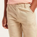 Eligo Solid Shorts with Pockets and Button Closure-Shorts-thumbnail-1